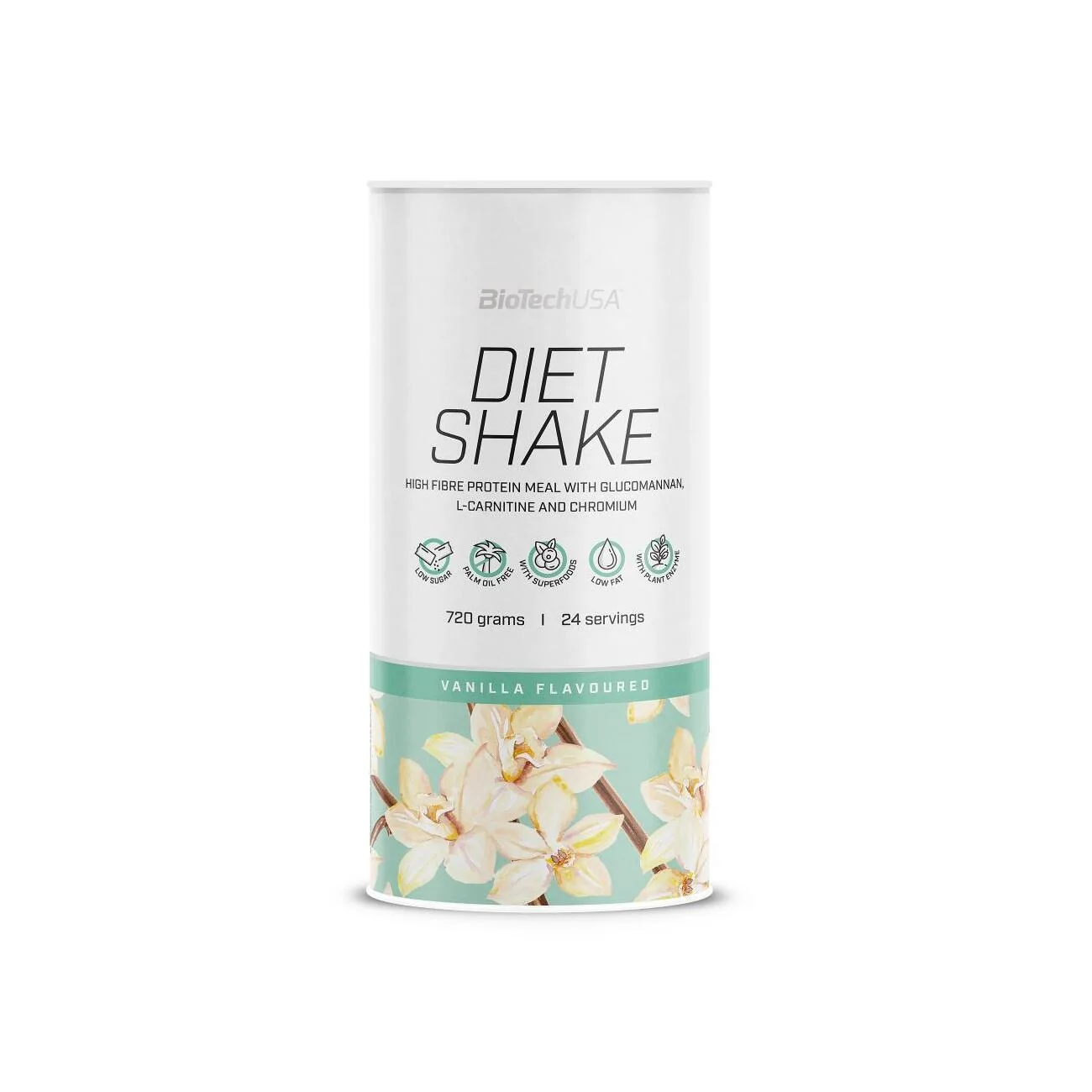 Biotechusa Diet Shake Vaniglia 720 g Controllo del Peso