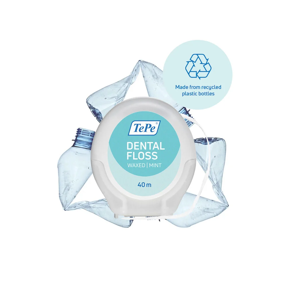 TePe Dental Floss Filo Interdentale 40 M Sapore Menta Fresca