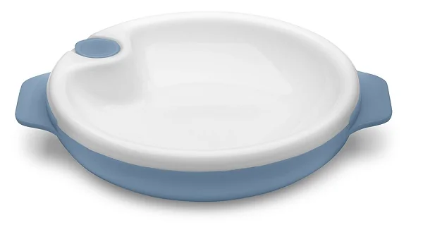 Nuvita Piatto Pappa Calda Powder Blu