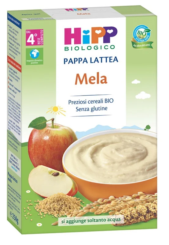 Hipp Bio Pappa Lattea Mela 250 G