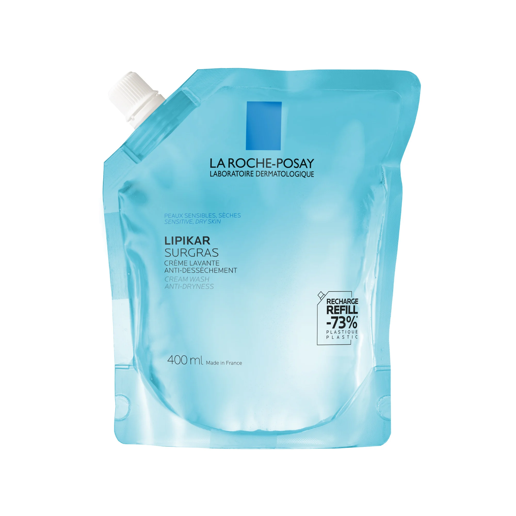 La Roche Posay Lipikar Surgras Doccia-Crema Concentrata Refill 400 ml Pelli secche e molto secche