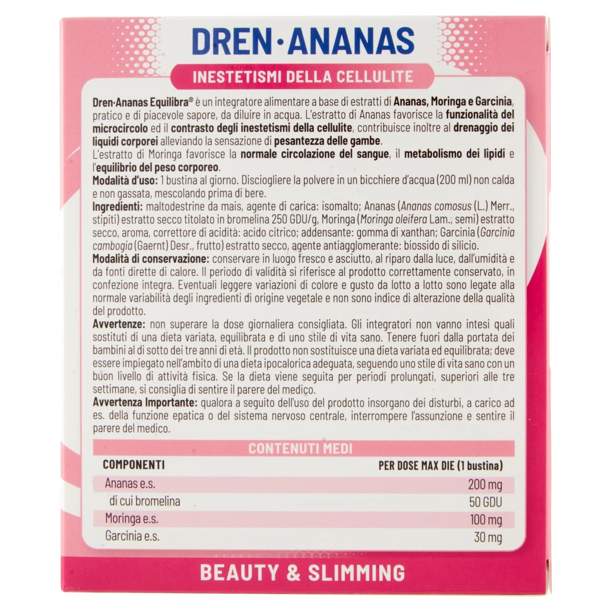 Equilibra Dren-Ananas 14 Bustine Drenante