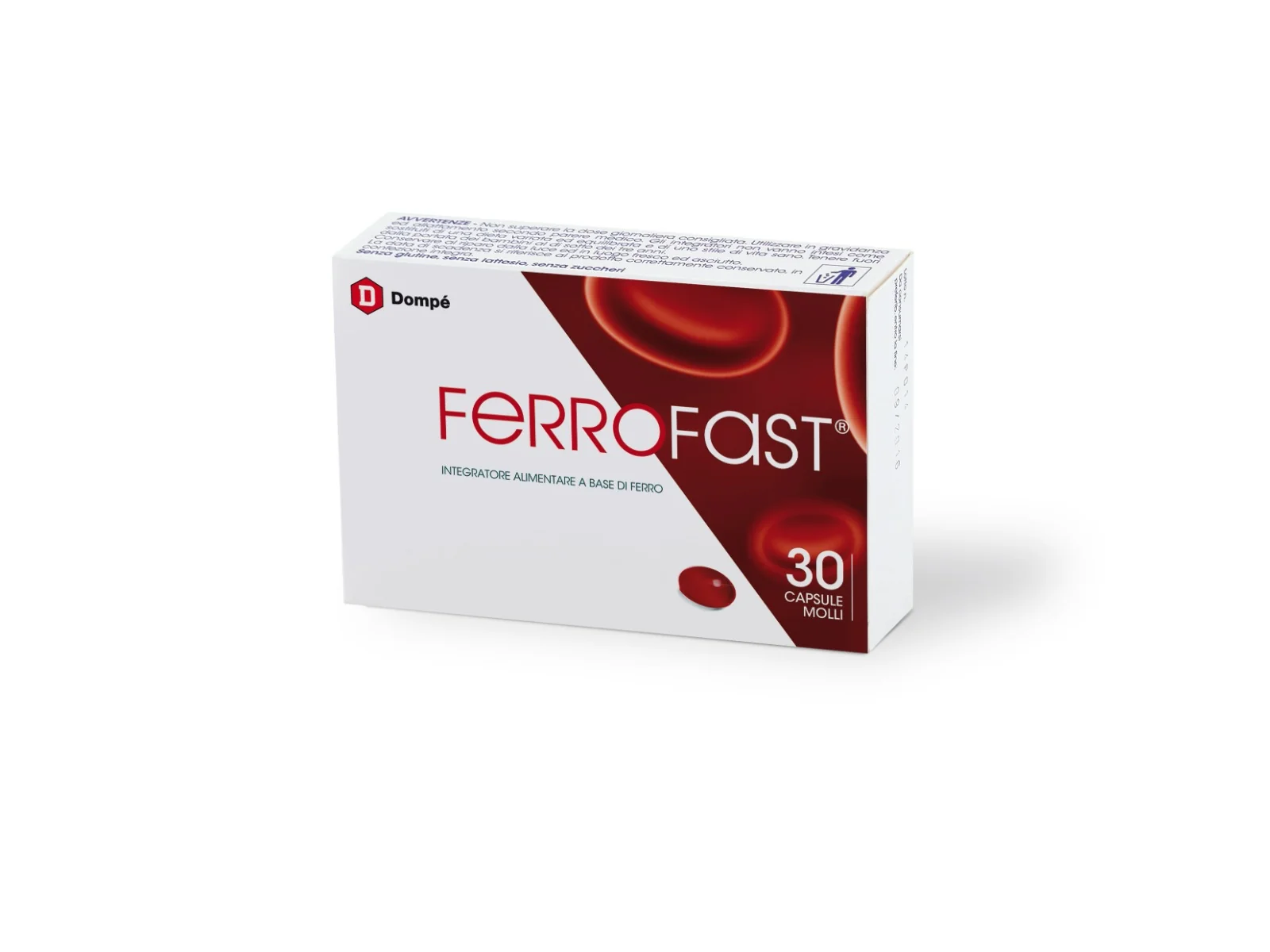 Ferrofast 30 Capsule Molli Integratore di Ferro