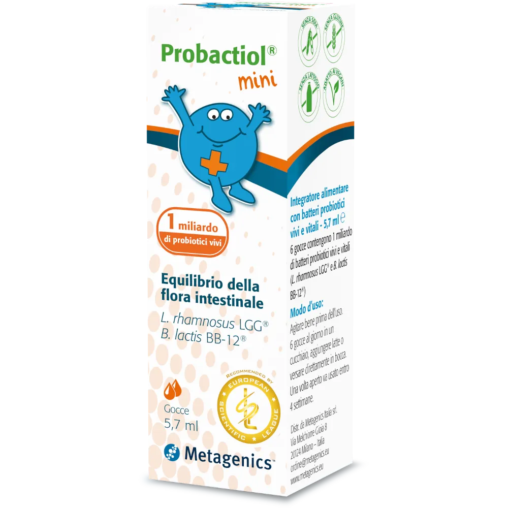 Probactiol Mini gocce 21 porzioni Equilibrio della flora intestinale