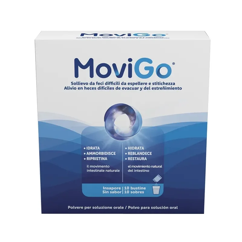 Movigo 10 Bustine Transito Intestinale e Stitichezza