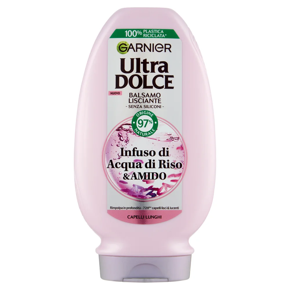 Garnier Ultradolce Balsamo Acqua Di Riso E Amido 200 Ml Capelli lunghi