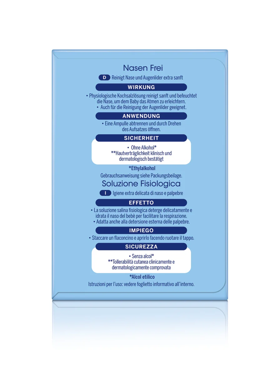 Nivea Baby Soluzione Fisiologica 24x5 ml Soluzione nasale e oftalmica