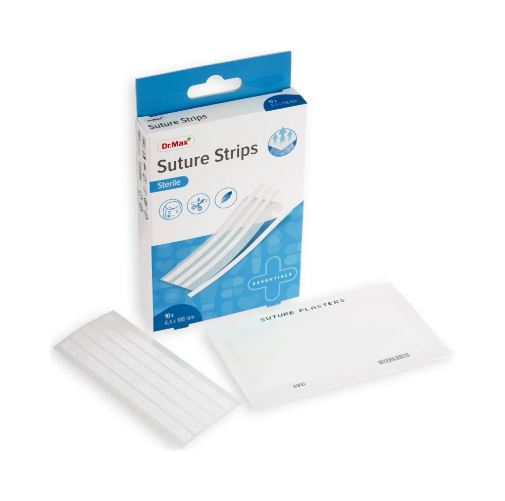 Dr. Max Strisce di Sutura 10 Pezzi 64X108 Chiusura ferite