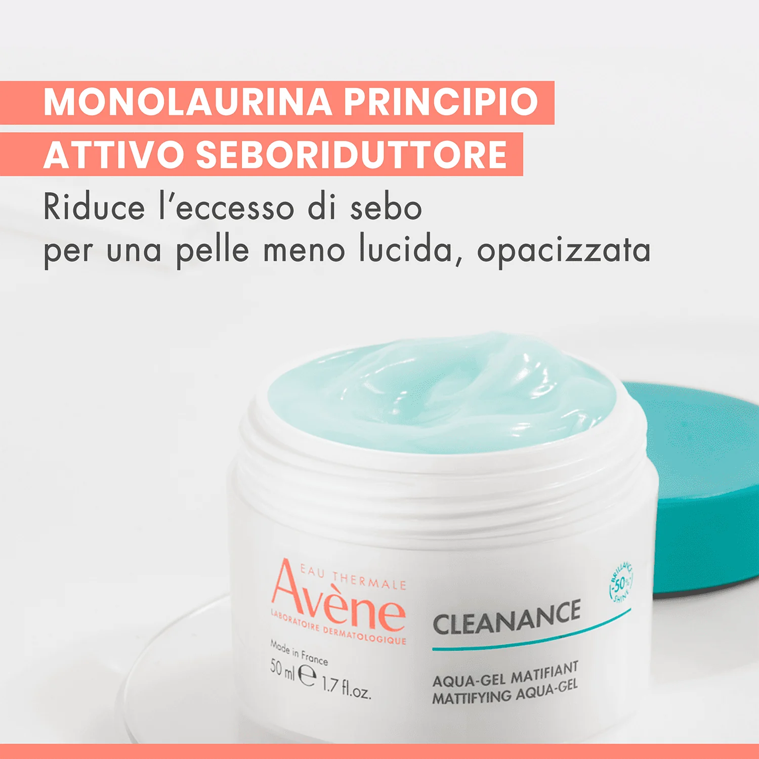 Avene Cleanance Acqua Gel 50 ml Pelle Sensibile