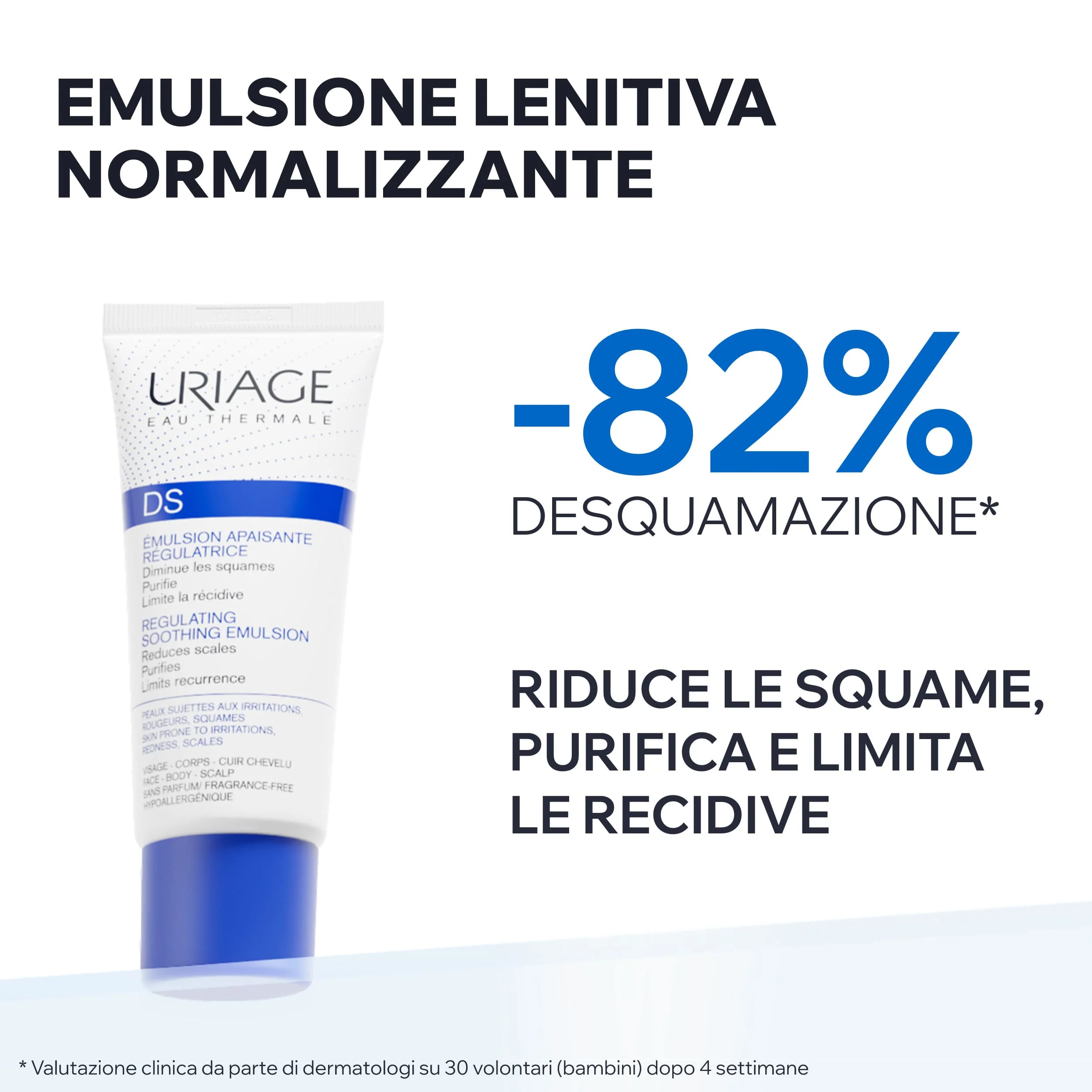 Uriage DS Emulsione Trattamento Regolatore Pelle Irritata 40 ml Idratazione Profonda