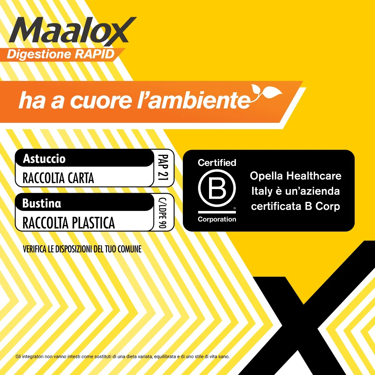 Maalox Digestione Rapid 20 Bustine Da 2 g Benessere Digestivo