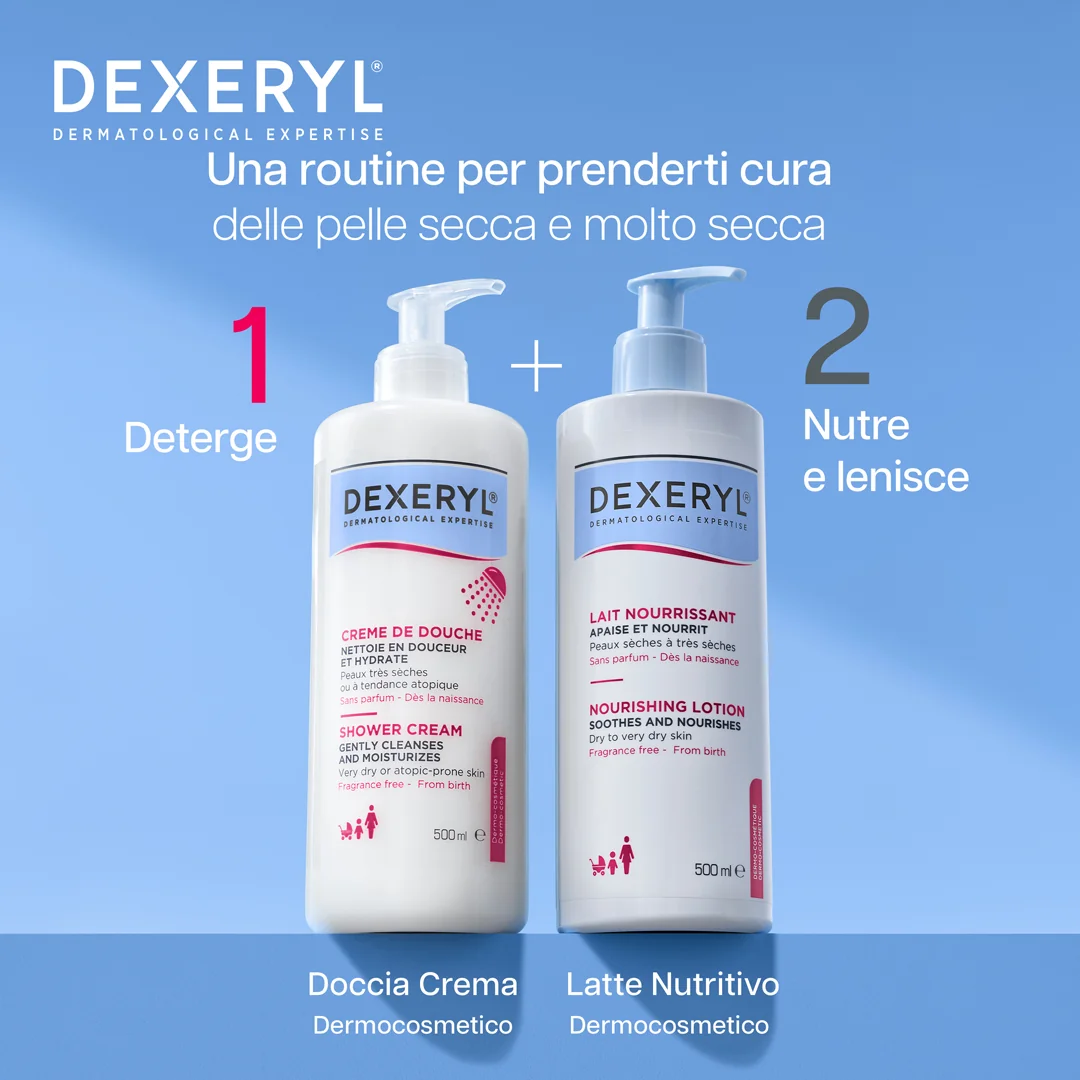 Dexeryl Latte Nutritivo 500 ml per Pelle Secca