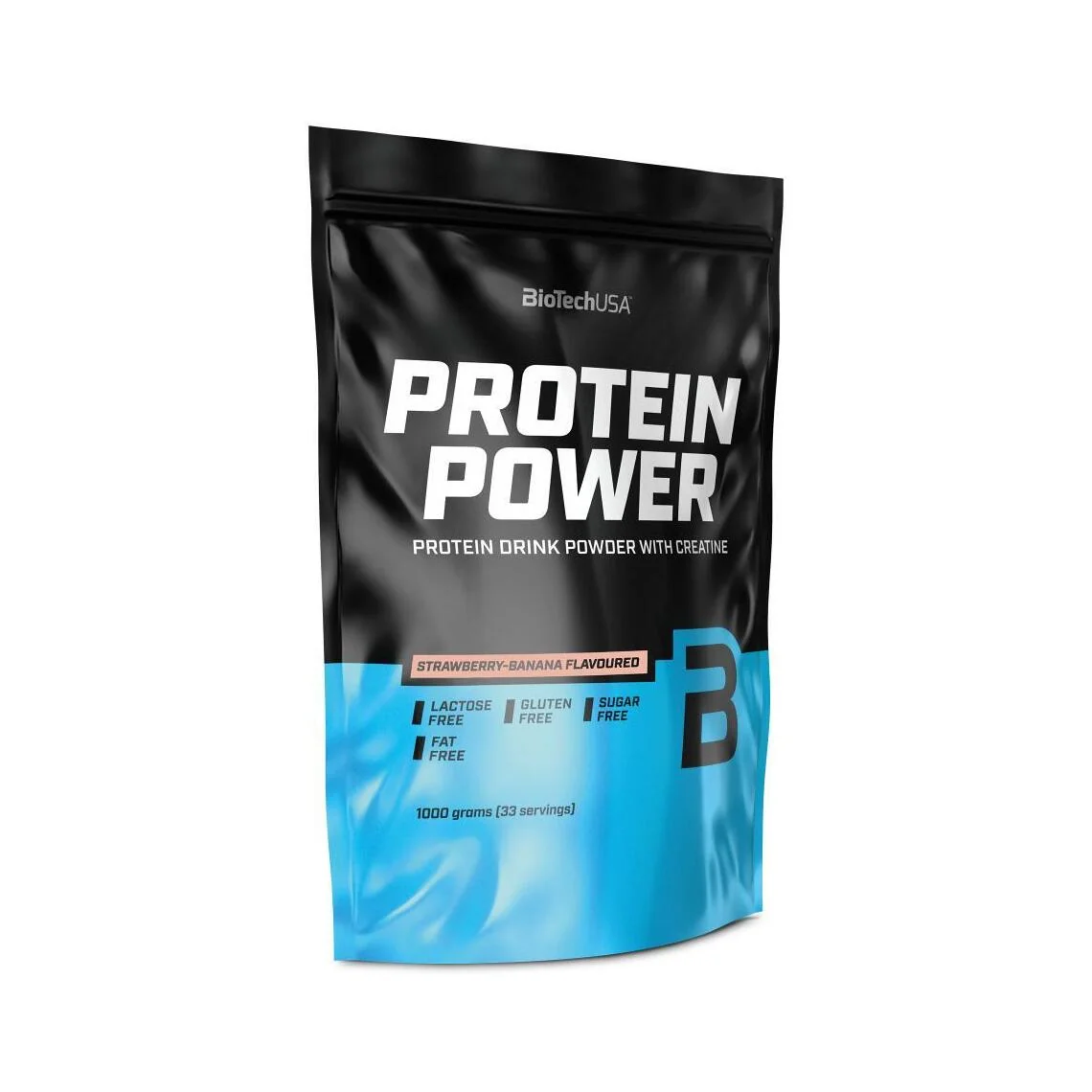 Biotechusa Protein Power Banana Fragola 1000 g Massa Muscolare