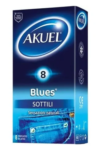 Akuel Blues Sottile 8 Pezzi Sesso Sicuro