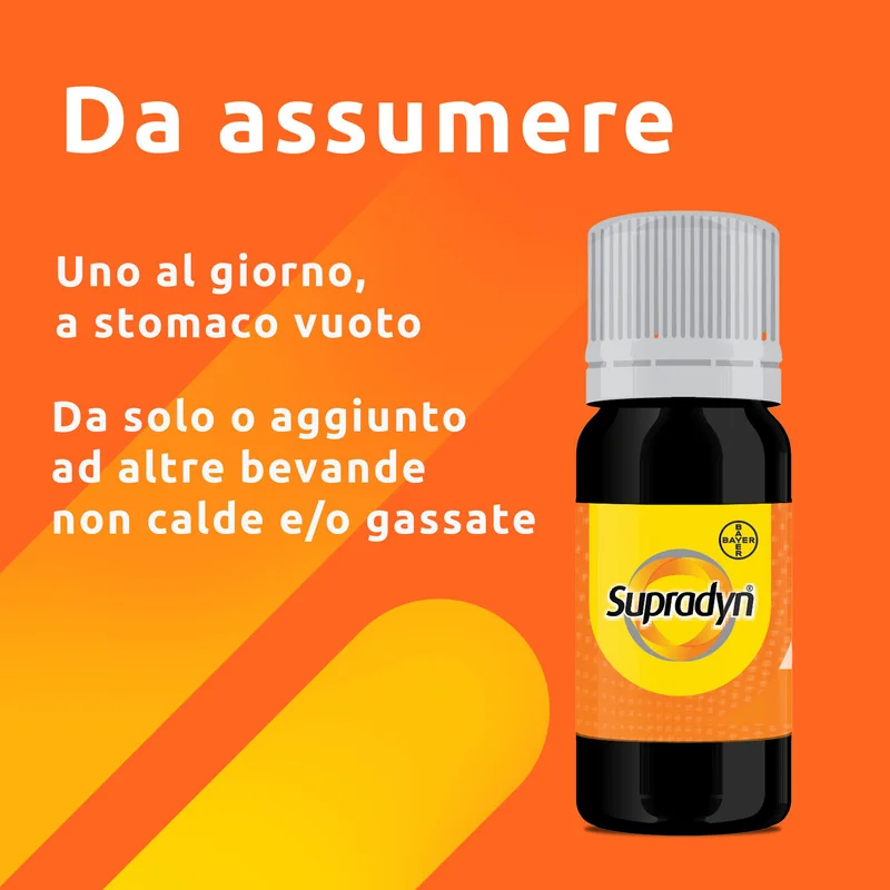 Supradyn Ricarica Pro B12 10 Flaconcini Integratore Vitamina B12 e Zinco 10