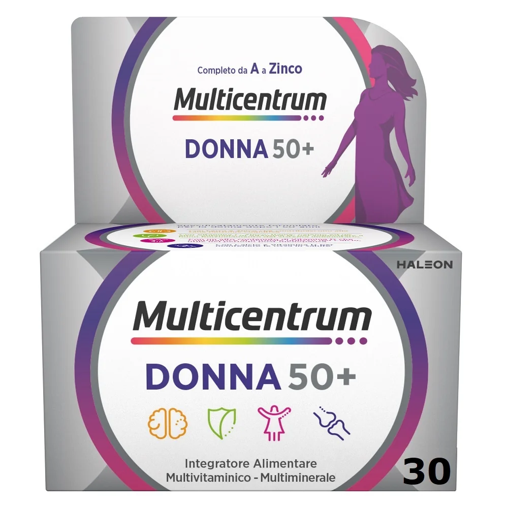 Multicentrum Donna 50 + 30 Compresse Integratore Multivitaminico Donna
