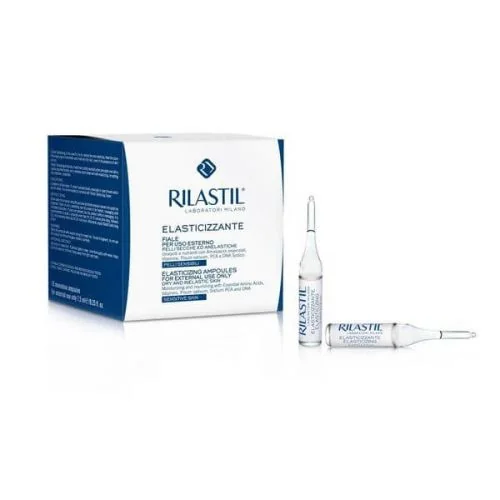 Rilastil Fiale Elasticizzanti 10 x 1,5 ml Trattamento Viso e Corpo