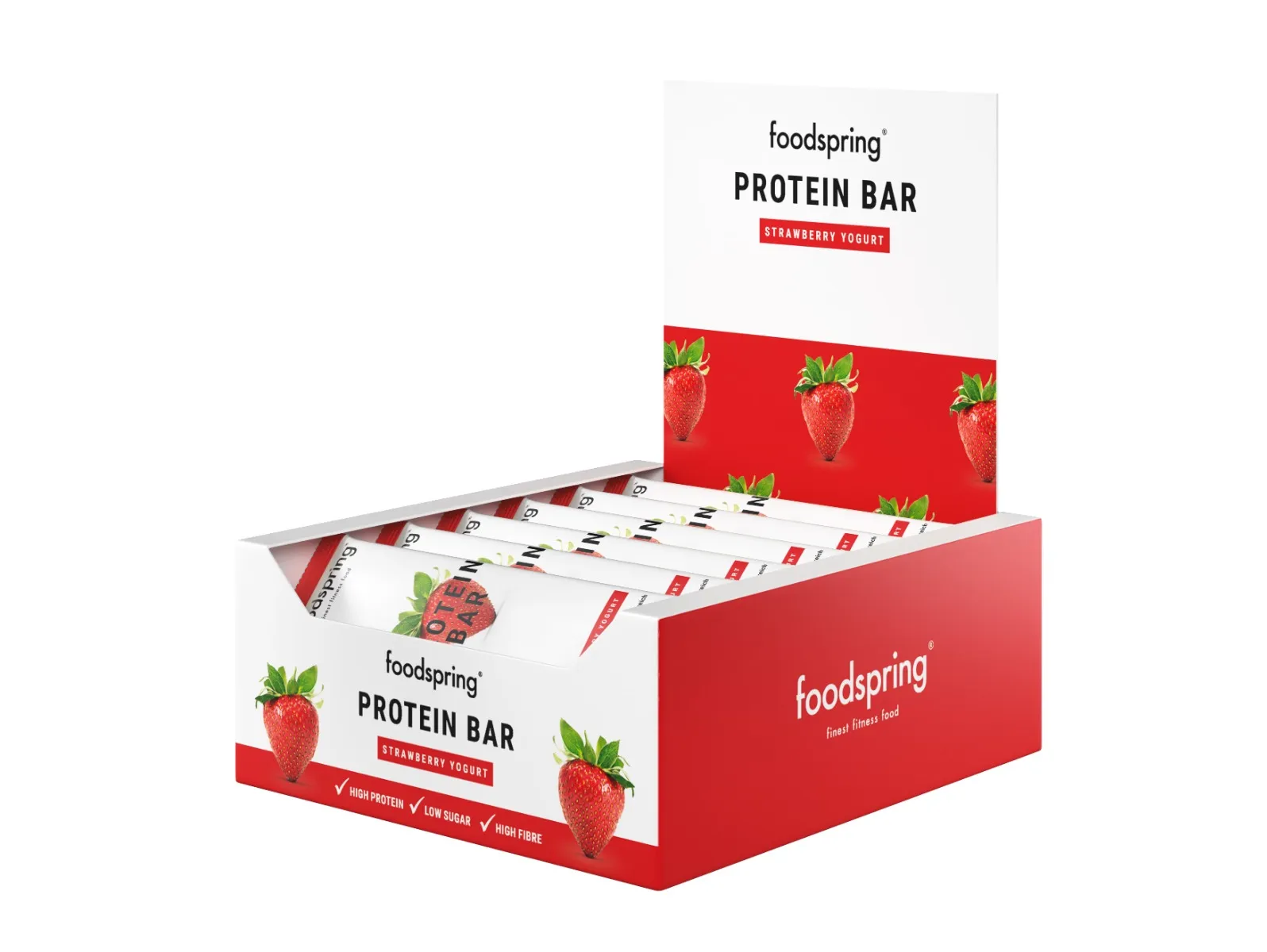 Foodspring Protein Bar Yogurt Fragola 60 g 