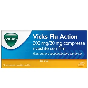 Vicks Flu Action 12 Compresse200+30  mg 