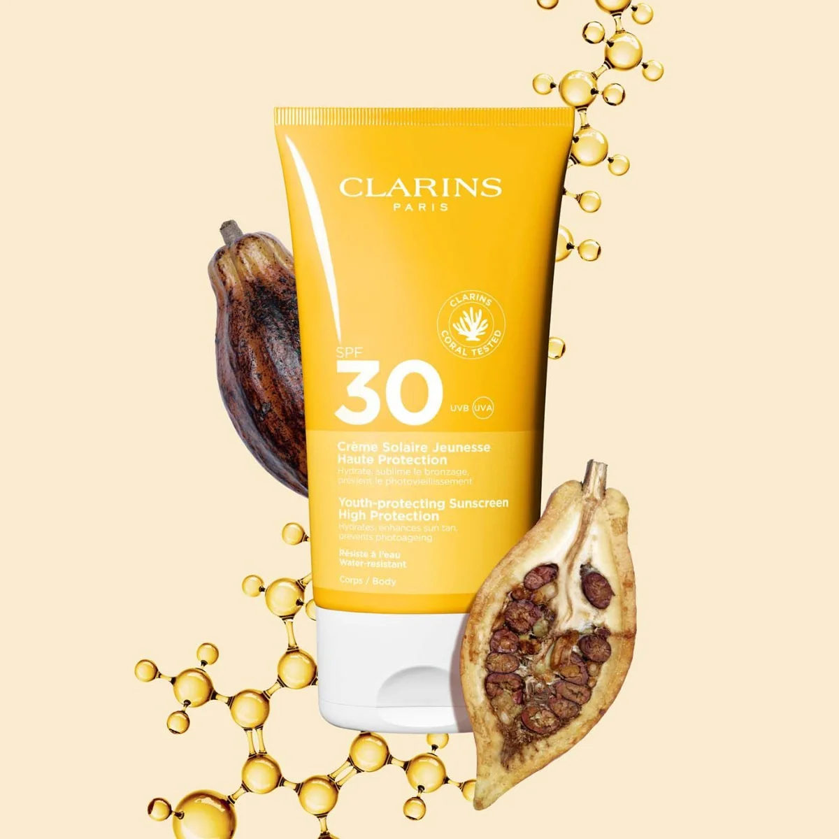 Clarins Solari Sun Body Cream Spf30 150 Ml Corpo