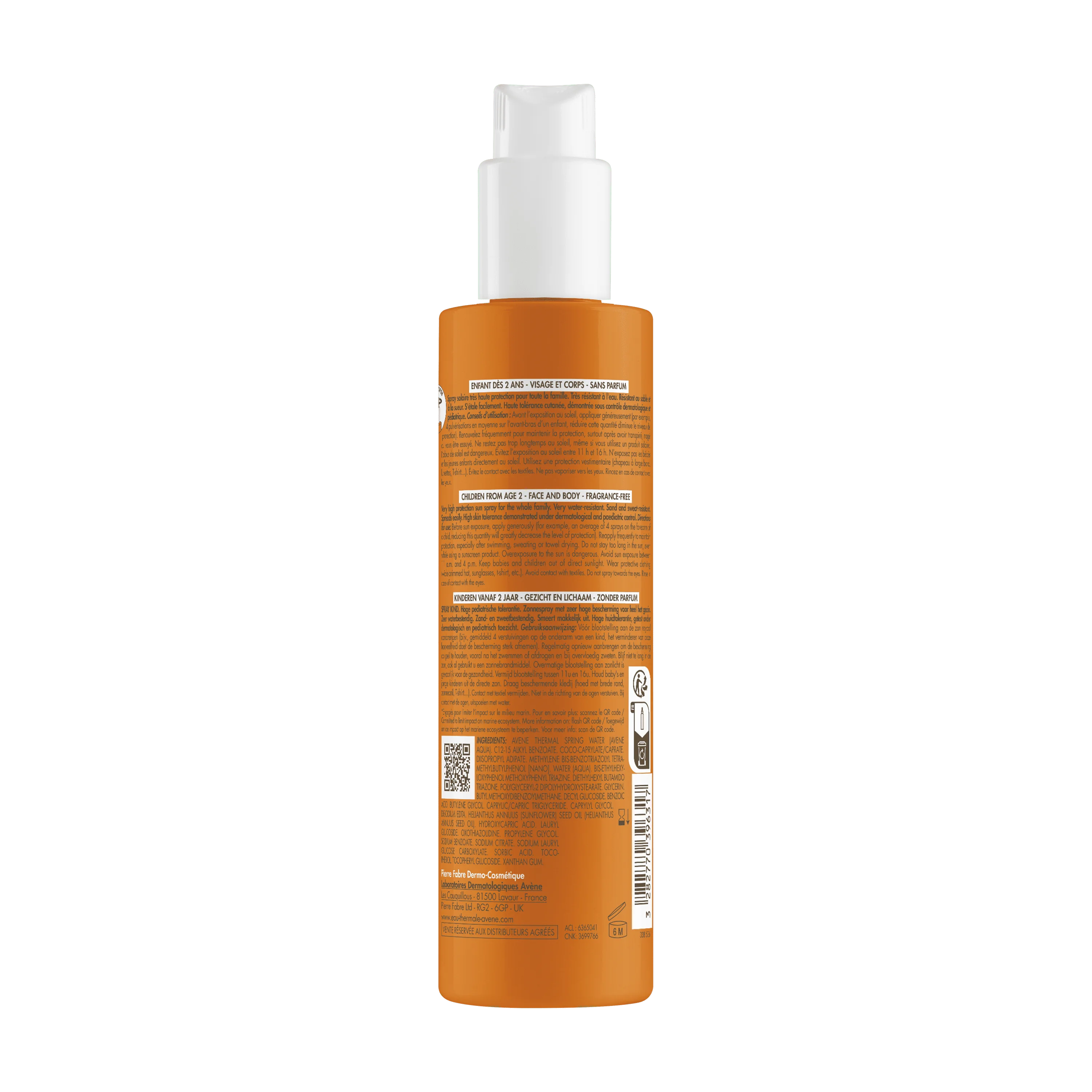 Eau Thermale Avène Spray Solare Bambino 200 ml Protezione Molto Alta SPF 50+