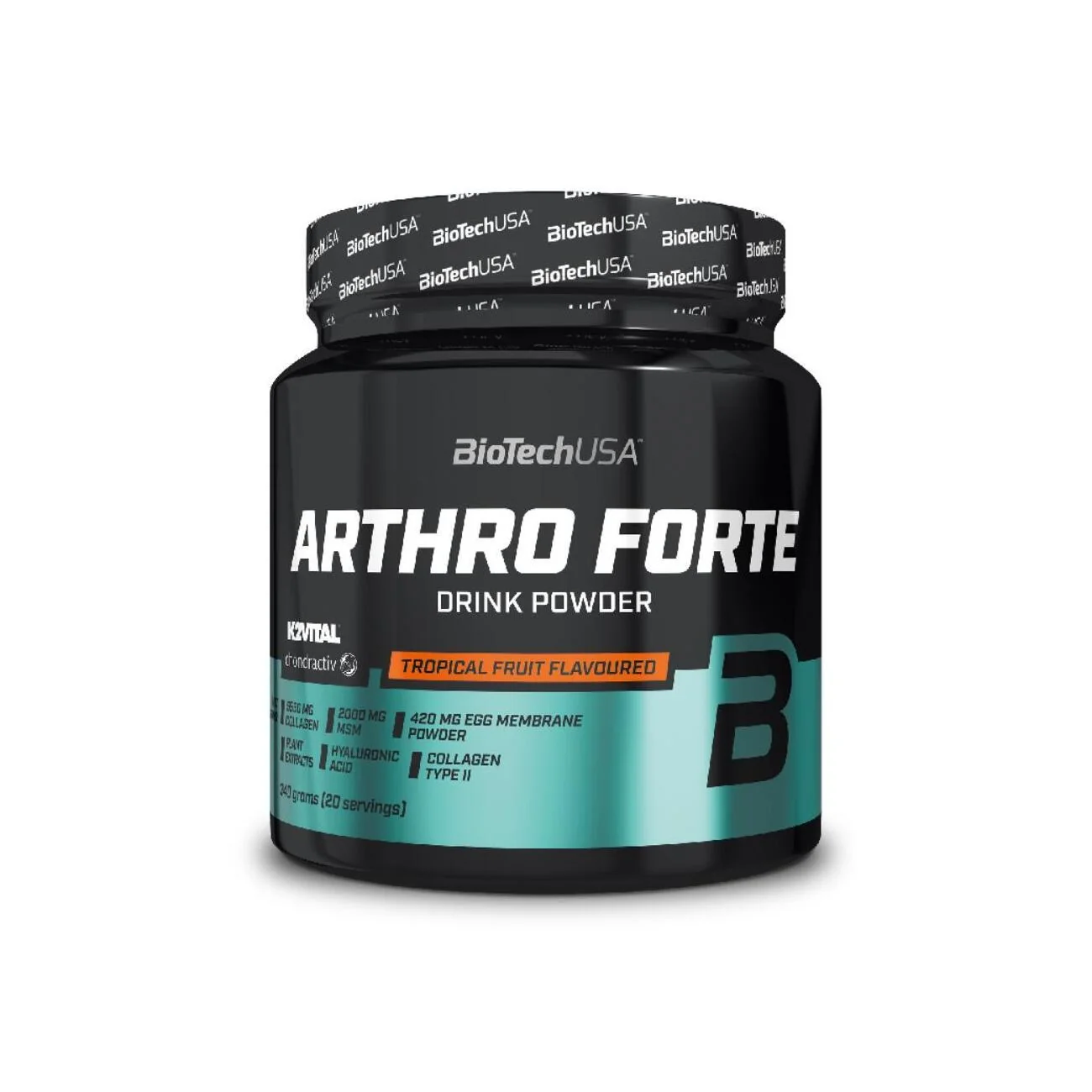 Biotechusa Arthro Forte Polvere Frutti Tropicali 340 g Benessere delle Articolazioni