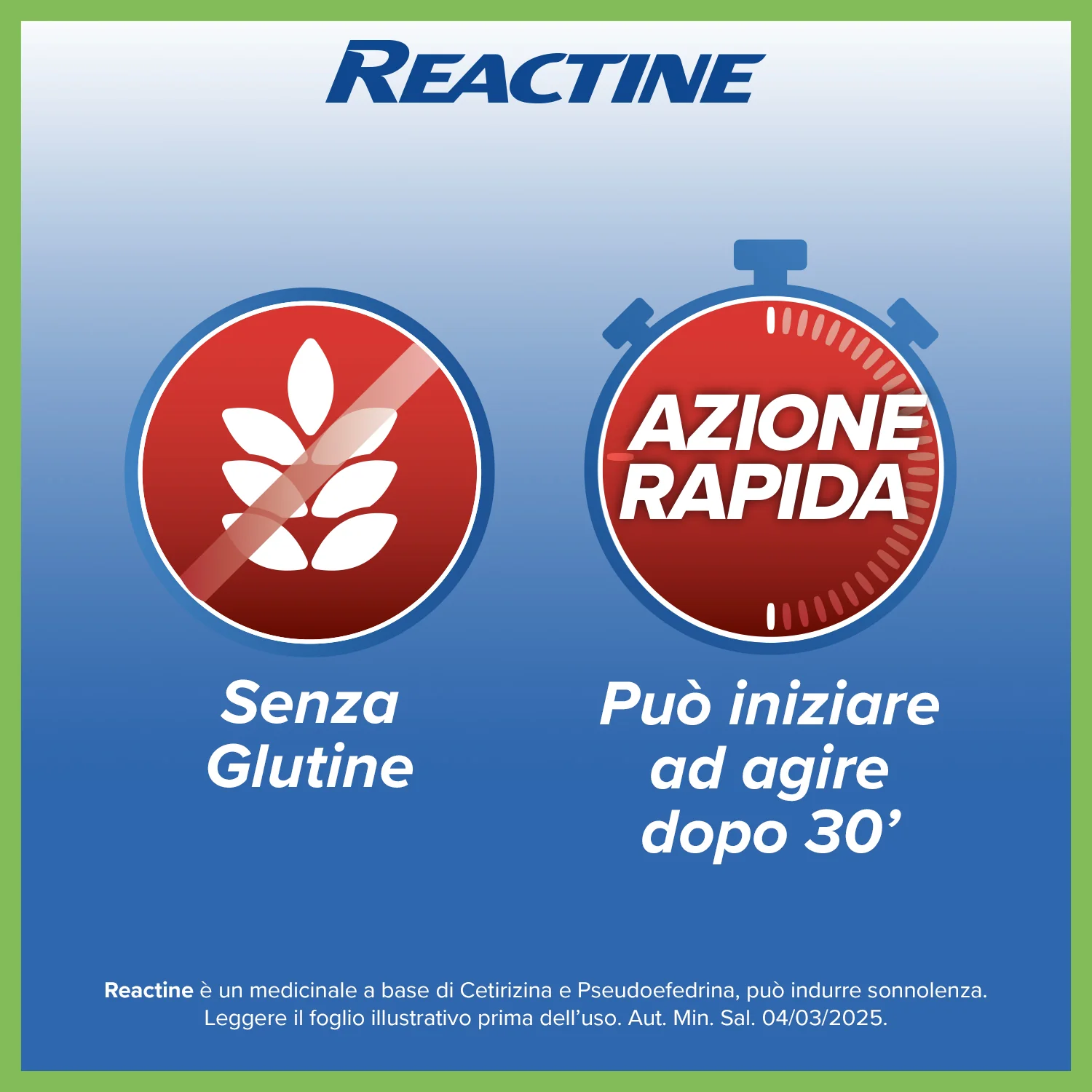 Reactine 6 Compresse Allergia