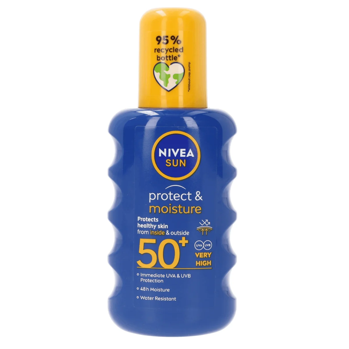 Nivea Sun Protect & Moisture Spf 50+ Spray 200Ml Protezione Solare