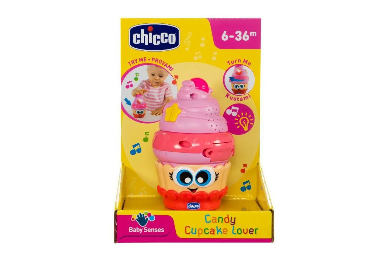 Chicco Gioco Candy Cupcake Capacità Motorie e Cognitive