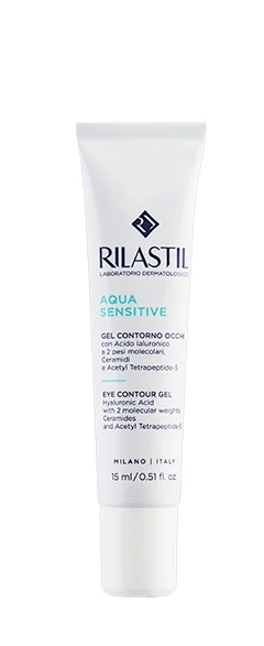 Rilastil Aqua Sensitive Gel Contorno Occhi 15 ml Contorno occhi idratante