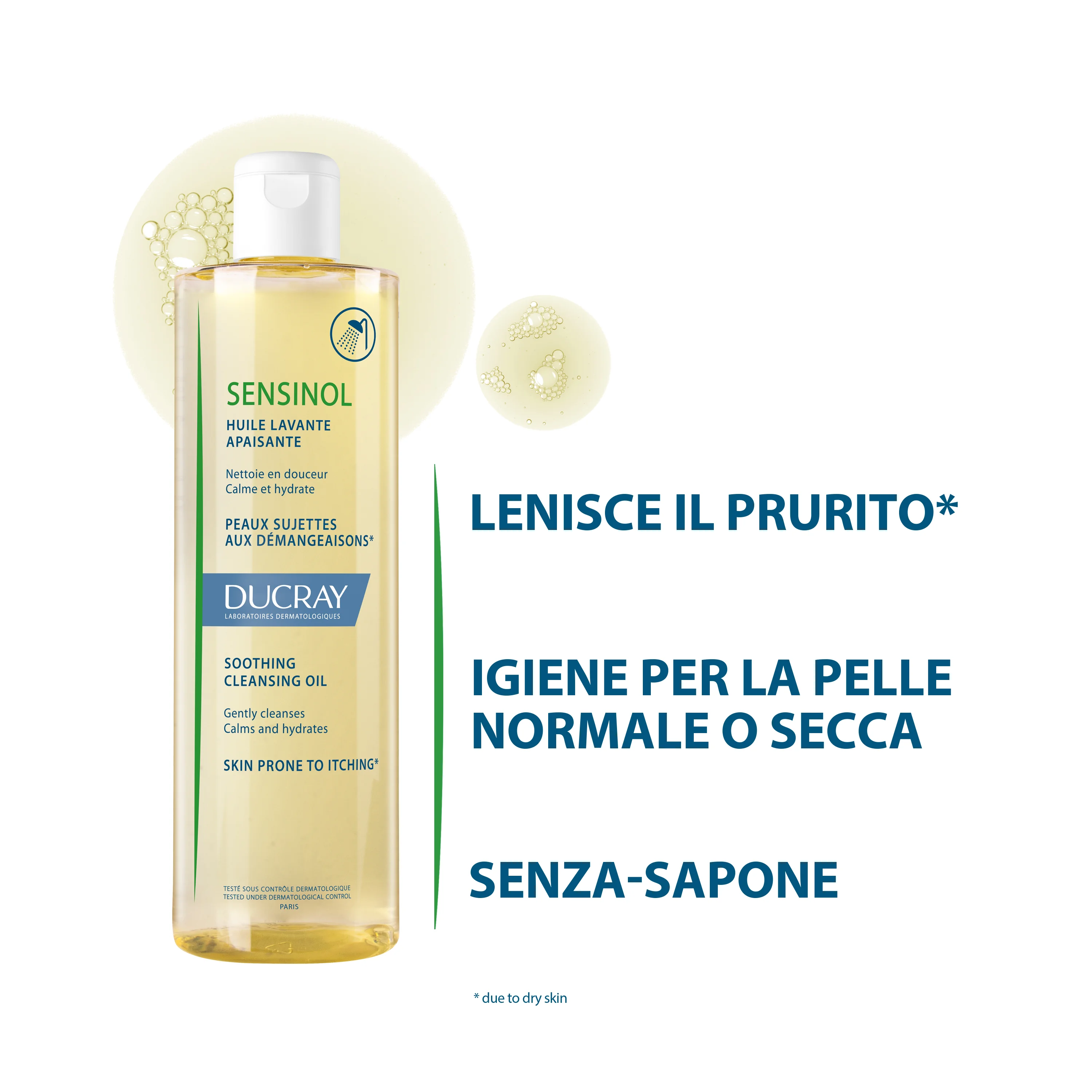 Sensinol Olio Det 400 Ml Ducray