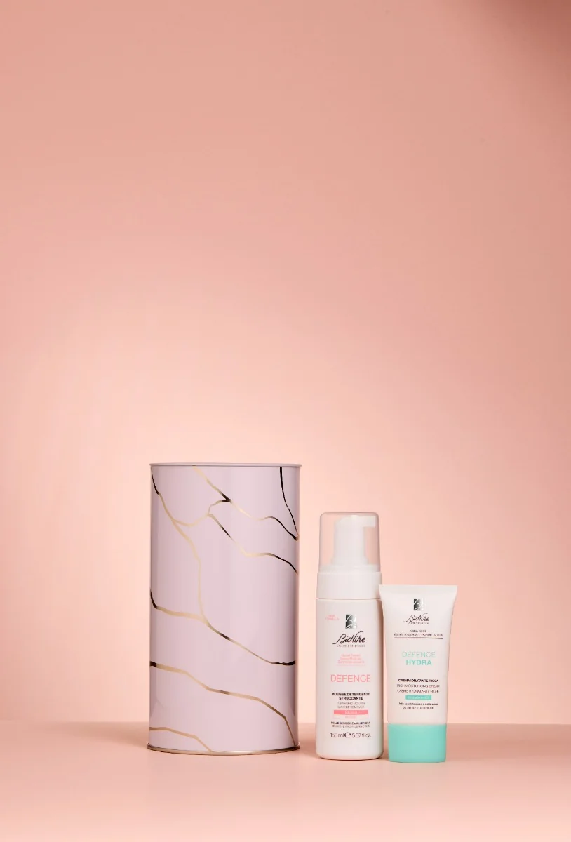 Bionike Beauty Essentials Kit Natale 2025 Crema Idratante Ricca 50 ml + Mousse Detergente 150 ml