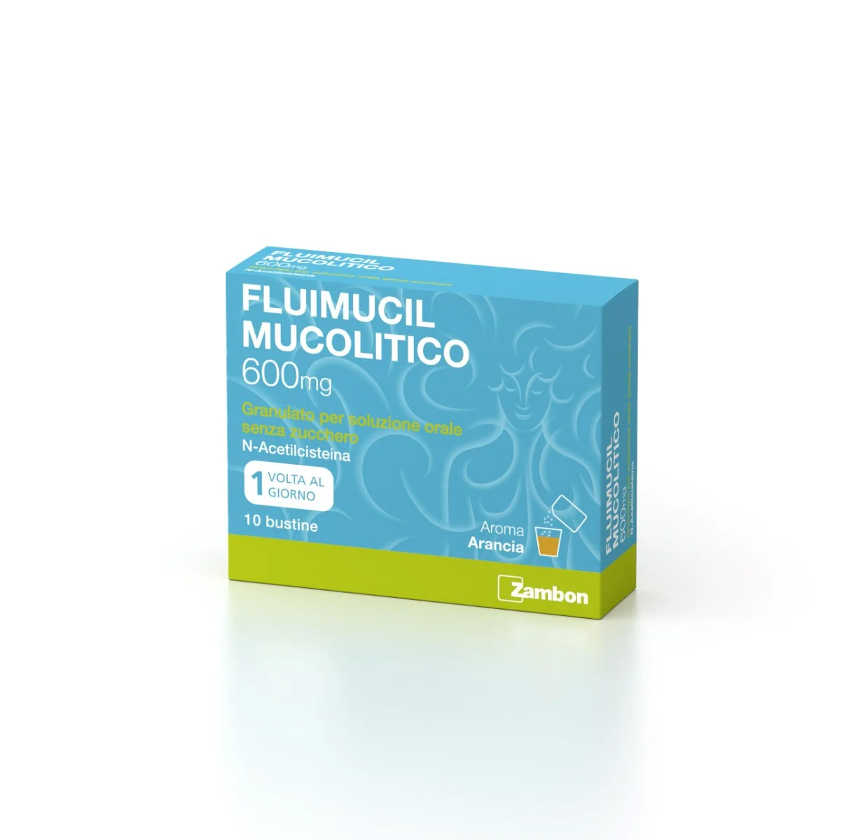 Fluimucil Mucolitico 600 mg 10 Bustine Espettorante
