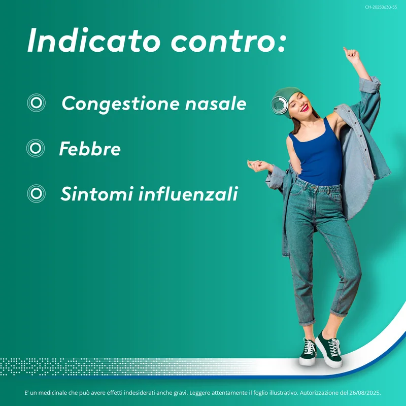 Aspirina Influenza e Naso Chiuso 10 Bustine Decongestionante