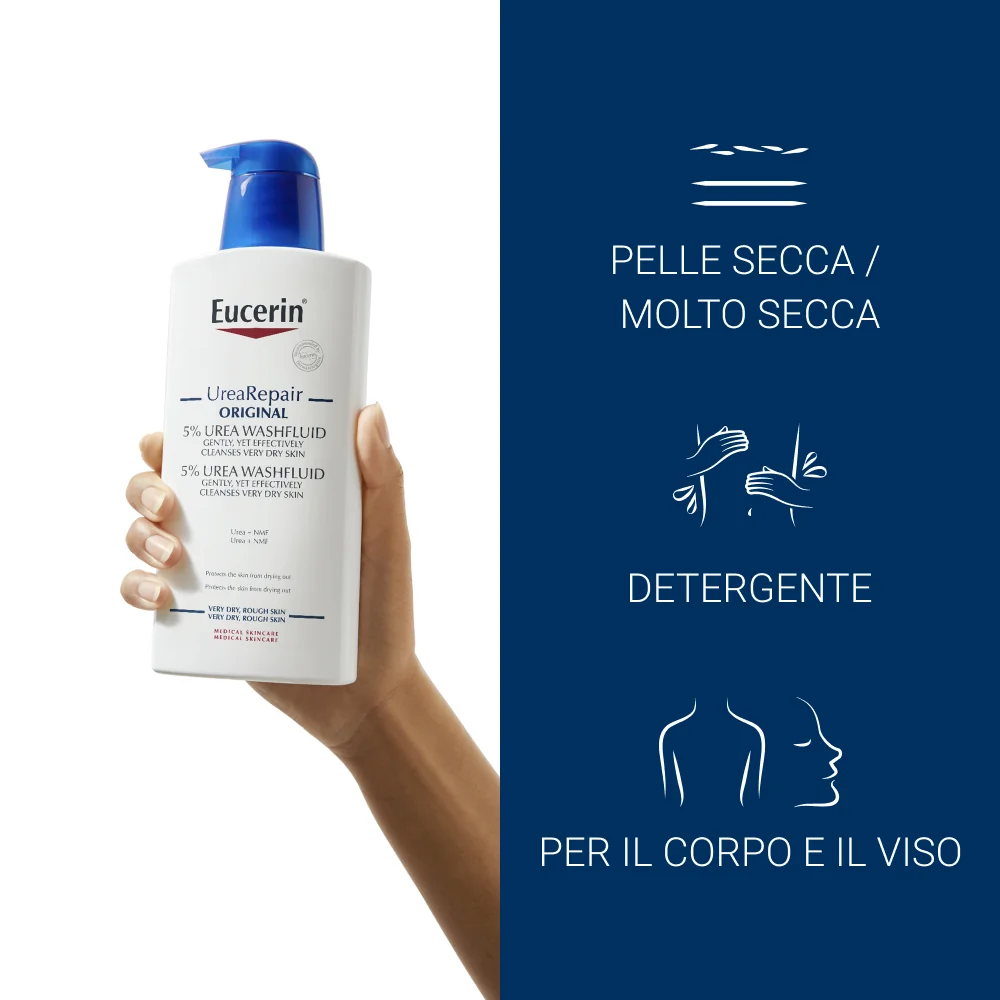 Eucerin Urea Repair Detergente Fluido 400 ml Urea 5%