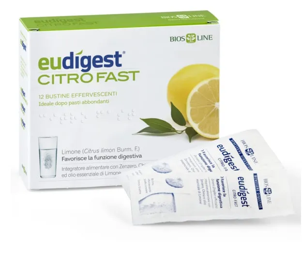Eudigest Citro Fast Integratore Digestivo 12 Bustine