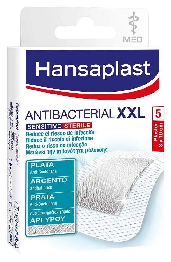 Hansaplast Sensitive Xxl Silv