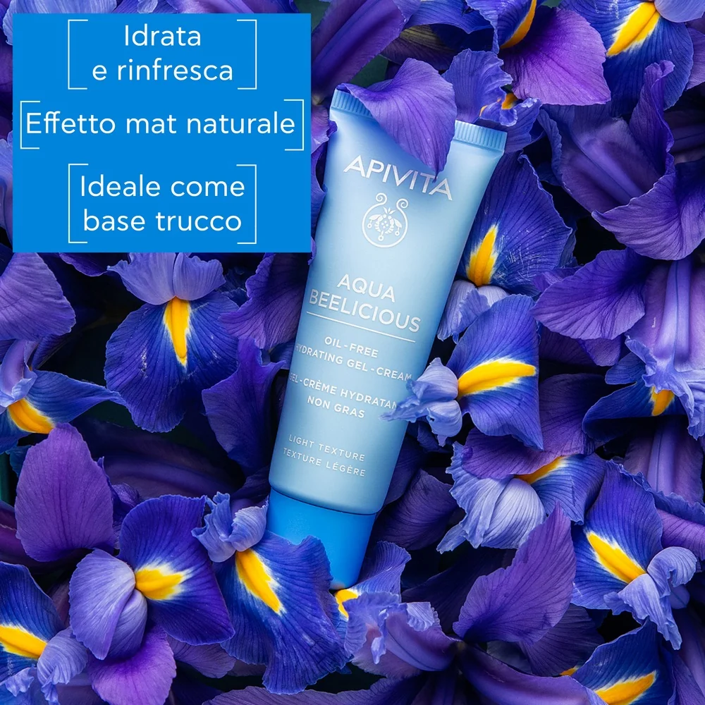 Apivita Aqua Beelicious Gel Cream Oil Free 40 ml Azione Idratante e Riequilibrante