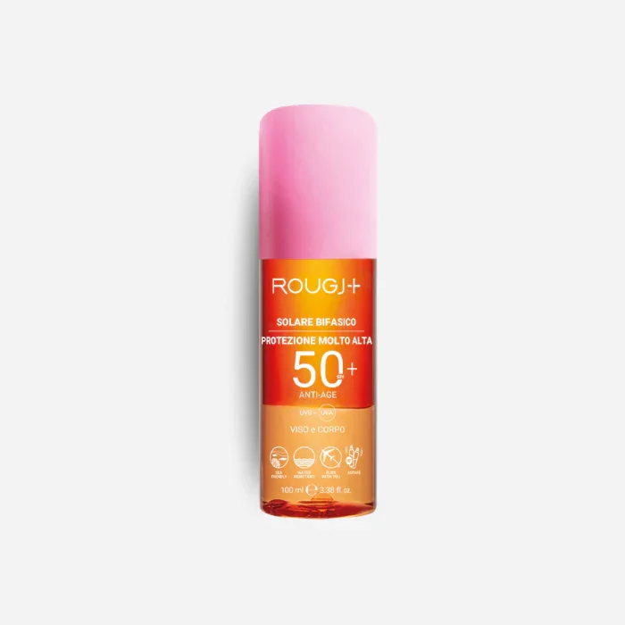 Rougj Solare Bifasico SPF50+ Anti-age 100 ml Viso e corpo