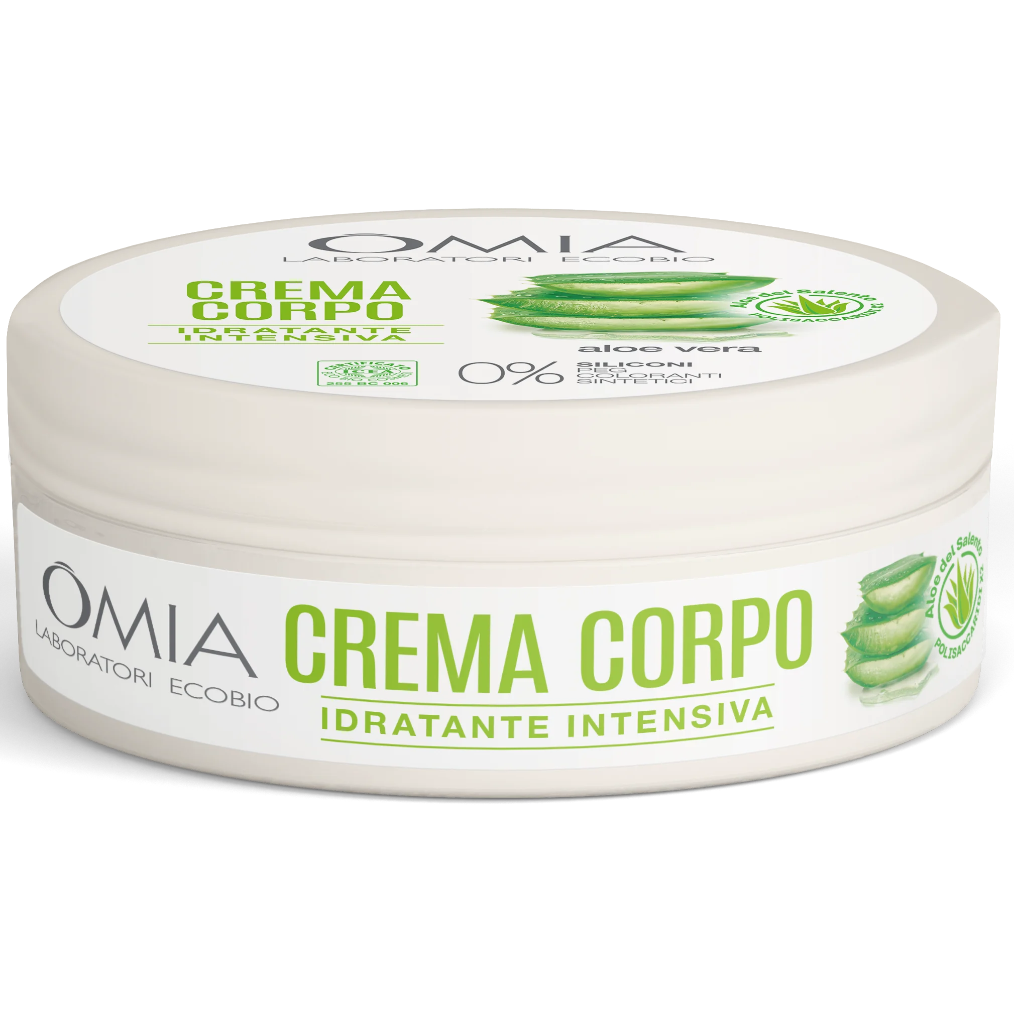 Omia Crema Corpo Idratante Con Aloe del Salento Giara 150 ml