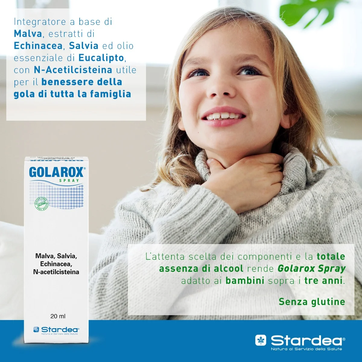 Golarox Spray Integratore Benessere Gola 20 ml Mal di Gola