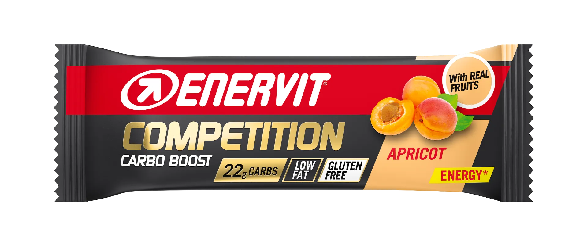 Enervit Power Sport Competition 30 g Barretta energetica gusto albicocca