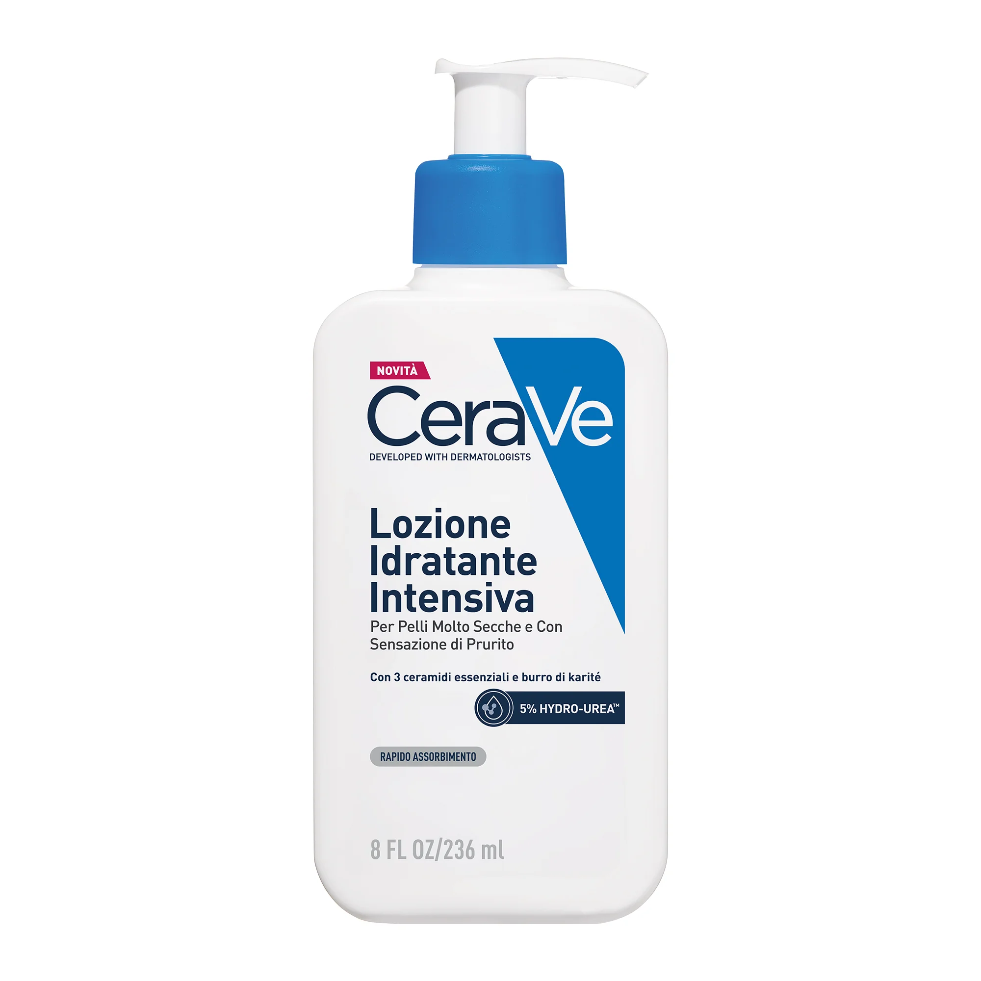 Cerave Lozione Idratante Intensiva 236 ml Idratazione per pelli molte secche e con sensazione di prurito.