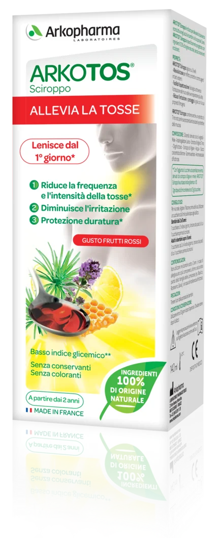 Arkopharma Arkotos Sciroppo 140 ml Tosse Secca e Tosse Grassa