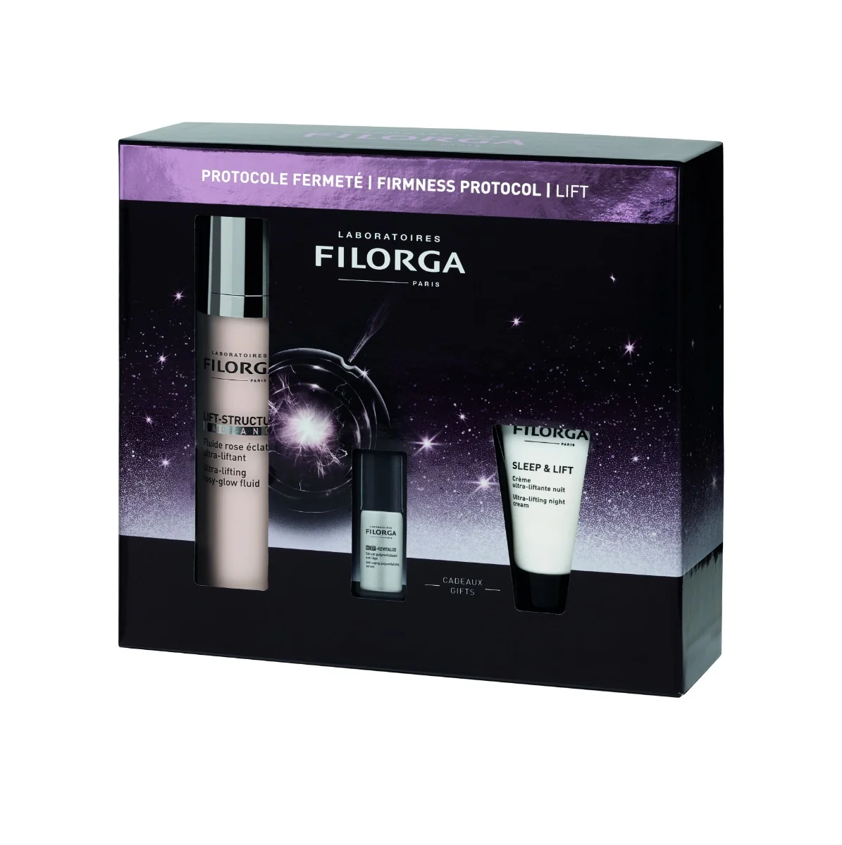 Filorga Xmas Coffret Lift Structure 2025 LIST-STRUCTURE RADIANCE - 50ml + NCEF-REVITALIZE SERUM - 5ml + SLEEP&LIFT - 15ml