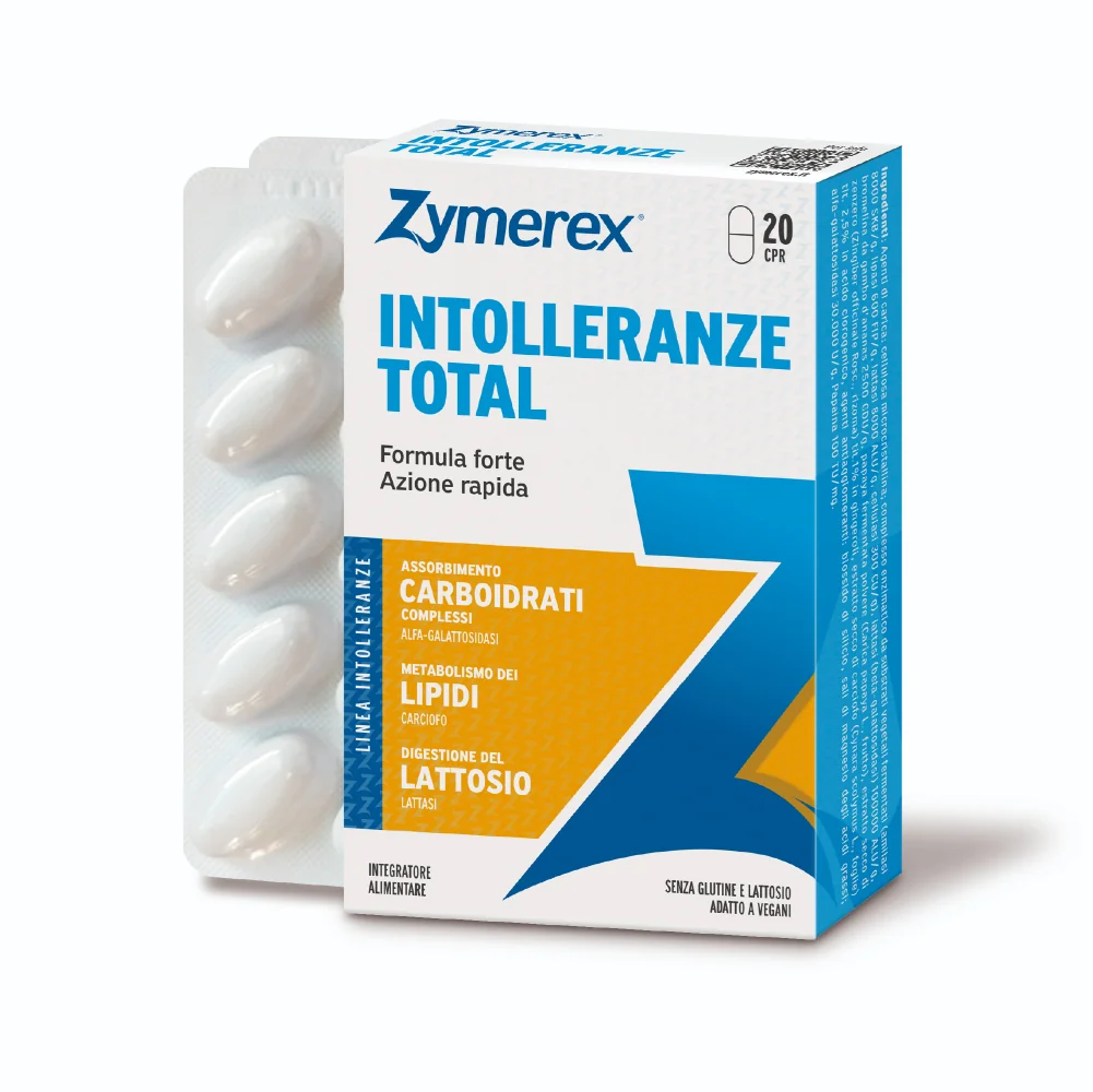Zymerex Intolleranze Total 20 Compresse Facilita la Digestione