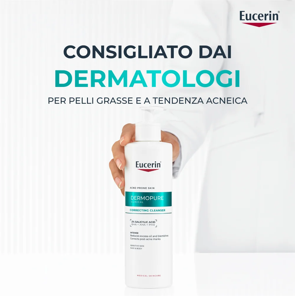 Dermopure Clinical Detergente Tripla Azione 400Ml Pelle Grassa A Tendenza Acneica