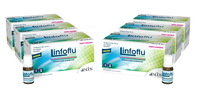 Linfoflu PROMO Multipack 6x15 Flaconcini Integratore Difese Immunitarie