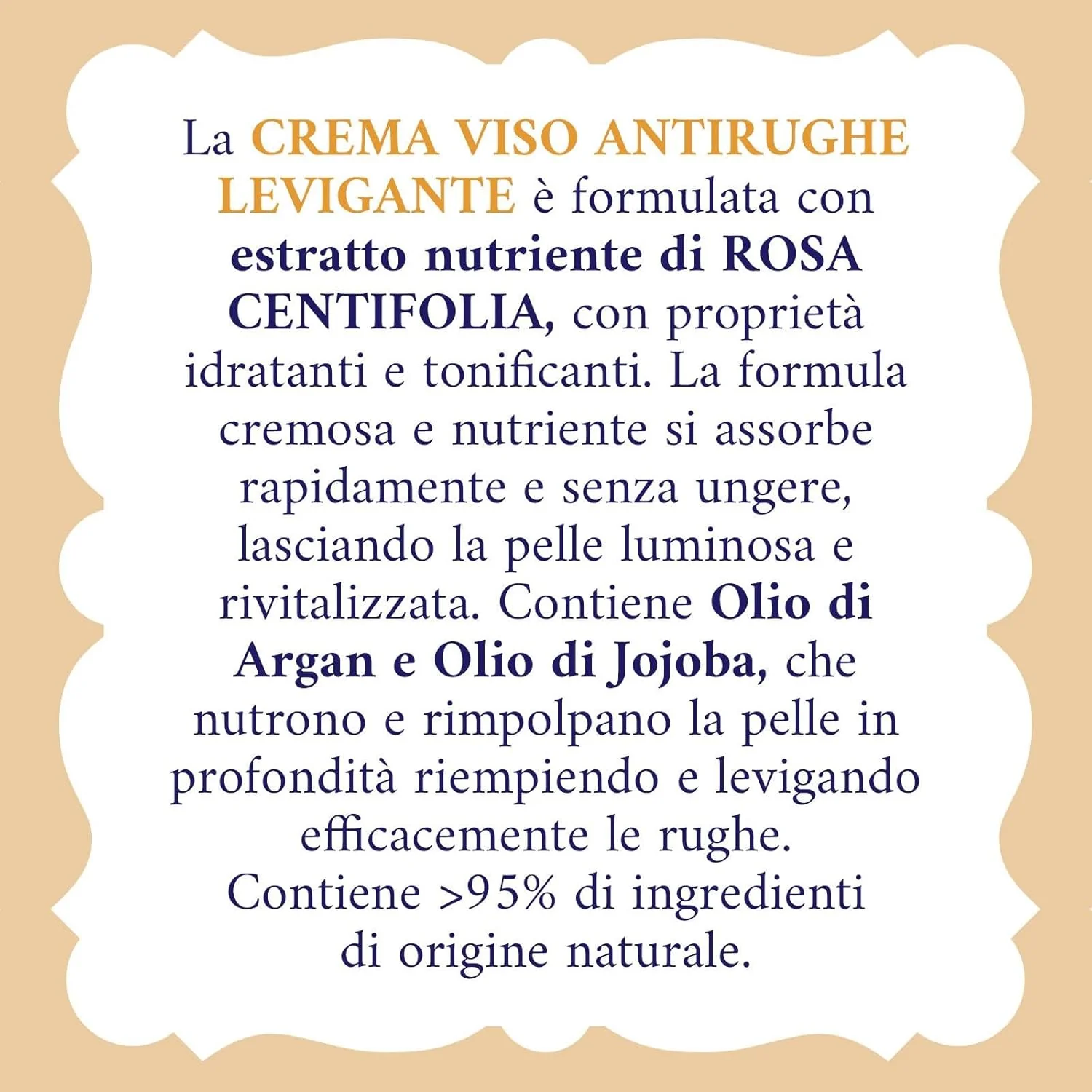 Acqua Alle Rose Crema Viso Antirughe Levigante 50 Ml