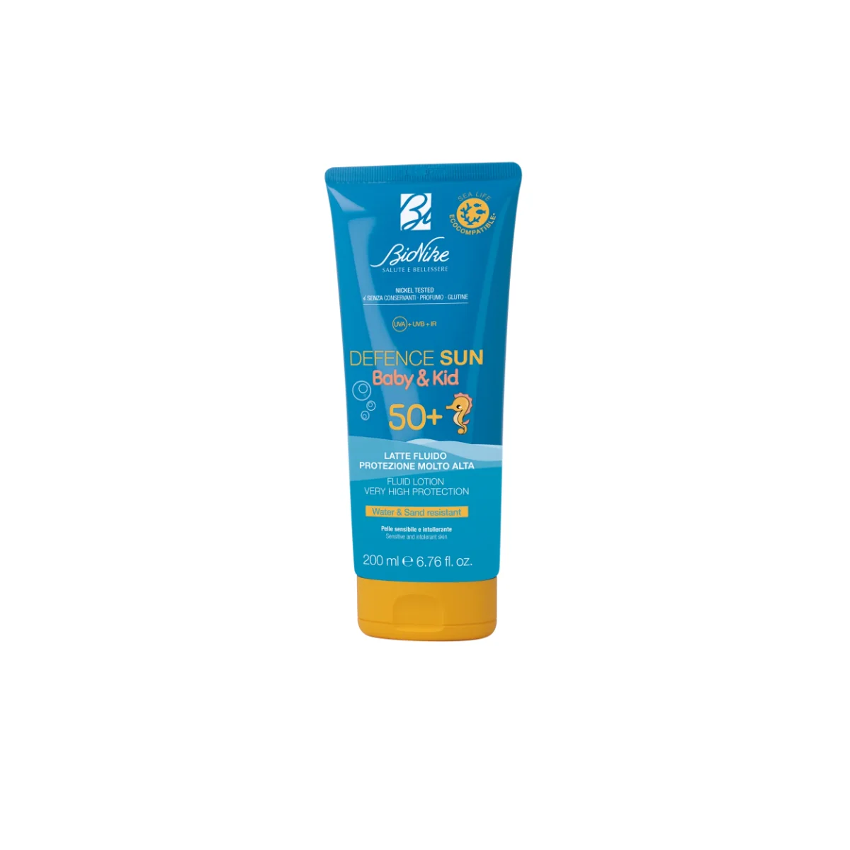 Defence Sun 50+ Baby&Kid Latte Fluido 200 Ml Protezione Solare Bambini